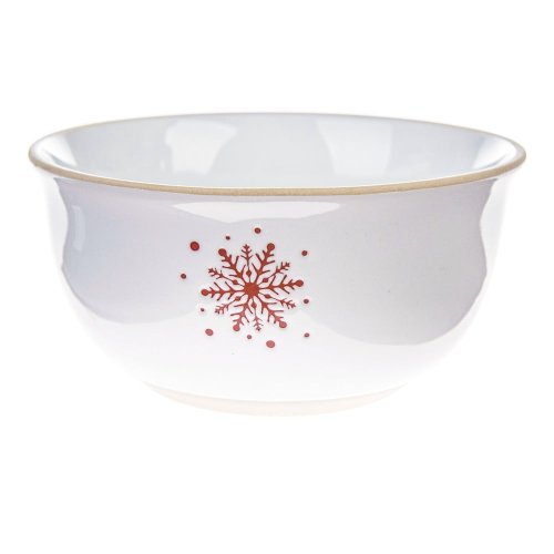 Bol mic alb din ceramică ø 14 cm cu model de Crăciun – Dakls