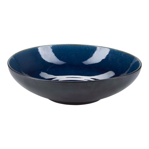 Bol servire din gresie ceramică Bahne & CO Birch, ø 28 cm, albastru