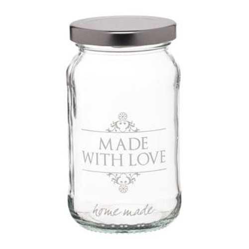 Borcan cu capac Kitchen Craft Made with Love, 454 ml