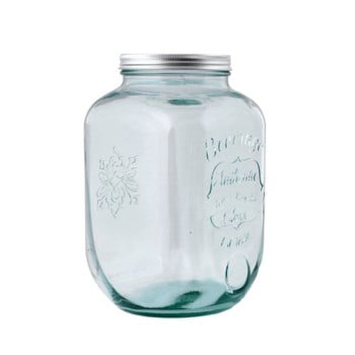 Borcan din sticlă reciclată cu capac Ego Dekor Lemonade, 4 l