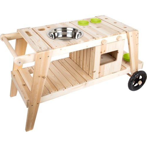 Bucătărie în aer liber din lemn pentru copii Legler Mud