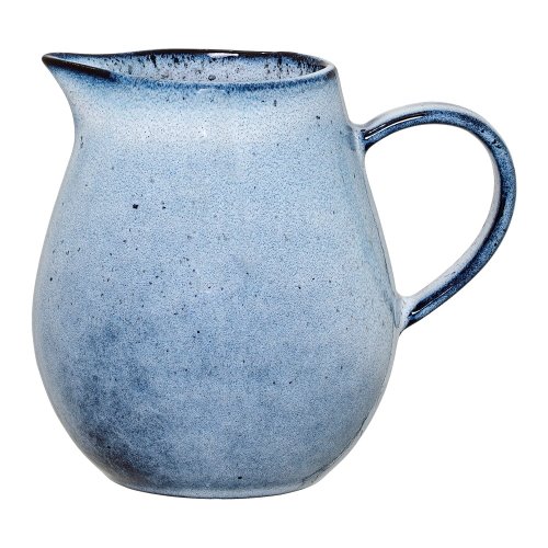 Cană de lapte din gresie ceramică Bloomingville Sandrine, 300 ml, albastru