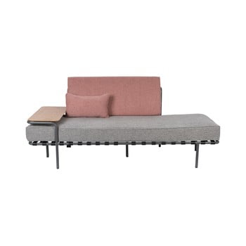 Canapea cu 2 locuri Zuiver Star, gri - roz