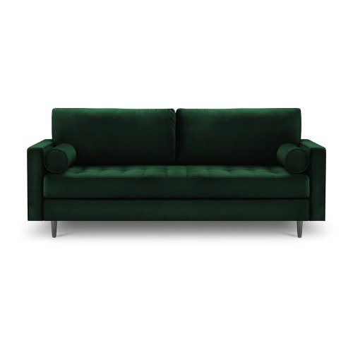 Canapea din catifea Milo Casa Santo, 219 cm, verde