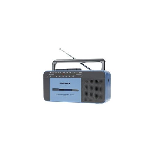 Casetofon Crosley Cassette, albastru - gri