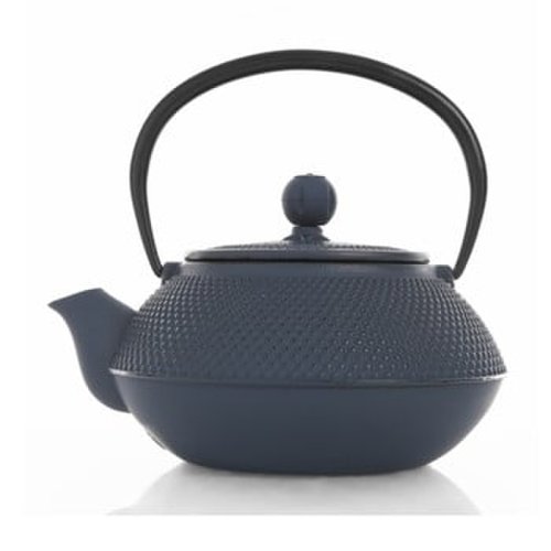 Ceainic din fontă Bambum Tea, 800 ml, albastru