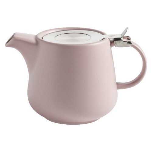 Ceainic din porțelan cu strecurătoare Maxwell & Williams Tint, 600 ml, roz