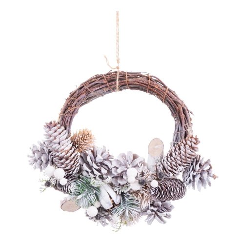 Coroniță de Crăciun ø 22 cm Snow Pine – Casa Selección