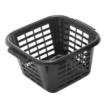 Coș de rufe Addis Square Laundry Basket, 24 l, negru