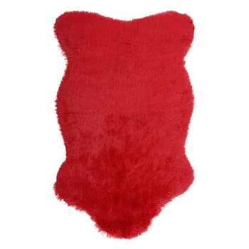 Covor blană Ranto Soft Bear, 70 x 105 cm, roșu