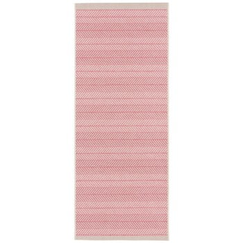 Covor pentru interior/exterior Bougari Runna, 70 x 140 cm, roz