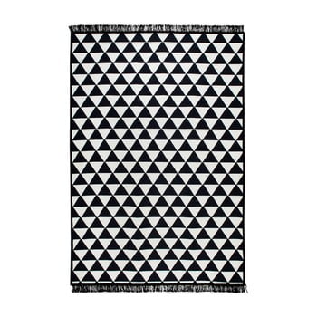 Cihan Bilisim Tekstil - Covor reversibil apollon, 80 x 150 cm, alb-negru