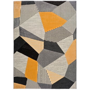 Covor Universal Gladys Sarro, 160 x 230 cm, portocaliu-gri
