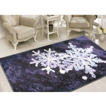 Covor Vitaus Big Snowflakes, 80 x 120 cm