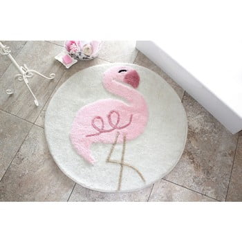 Chilai Home By Alessia - Covoraș de baie confetti bathmats flamingo, Ø 90 cm
