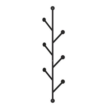 Homitis - Cuier metalic de perete branch, negru