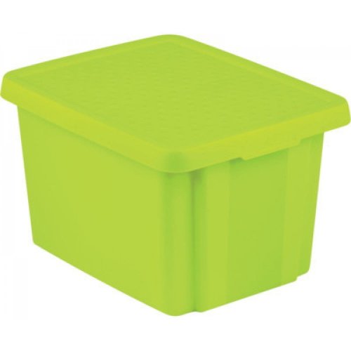 Cutie de depozitare din plastic cu capac Essentials – Curver