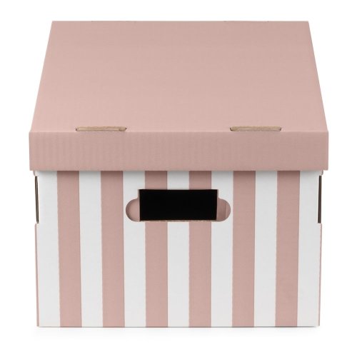 Cutie de depozitare roz Compactor, 40 x 21 cm