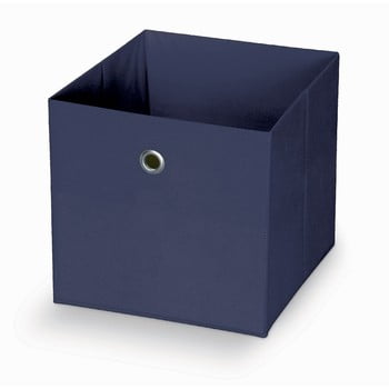 Cutie pentru depozitare Domopak Stone, 32 x 32 cm, albastru închis