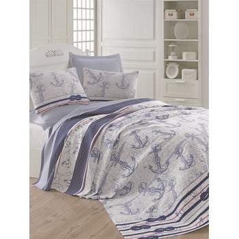 Eponj Home - Cuvertură subțire pentru pat capa blue, 200 x 235 cm