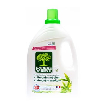 Detergent lichid, ecologic și natural pentru rufe L´Arbre Vert, 2 l