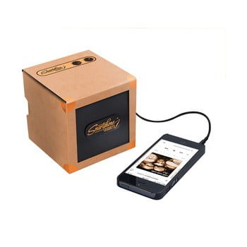 Difuzor portabil Luckies of London Smartphone Speaker Copper