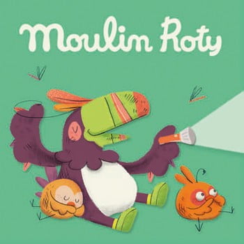 Discuri de proiecție cu povești Moulin Roty „O junglă veselă ”