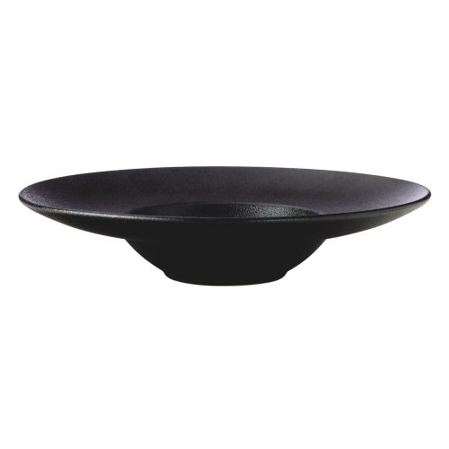 Farfurie adâncă din ceramică Maxwell & Williams Caviar, ø 28 cm, negru