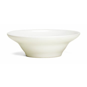 Farfurie adâncă din gresie ceramică Kähler Design Ursula, ⌀ 20 cm, alb