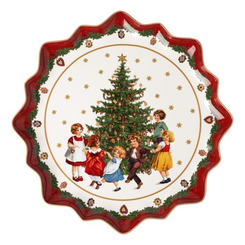Villeroy&boch - Farfurie de porțelan cu motiv de crăciun villeroy & boch, ø 39 cm