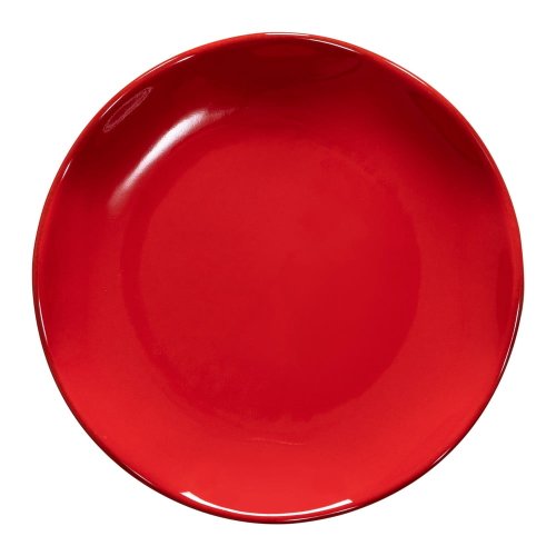 Farfurie din gresie pentru desert Casafina Cook & Host, ø 20,5 cm, roșu