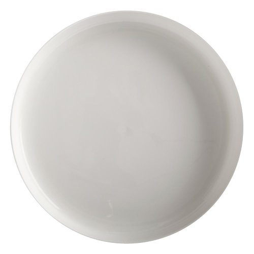 Farfurie din porțelan cu margine înălțată Maxwell & Williams Basic, ø 33 cm, alb