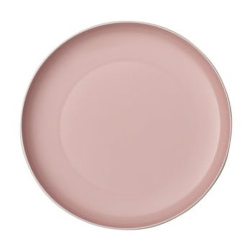 Farfurie din porțelan Villeroy & Boch Uni, ⌀ 24 cm, alb-roz