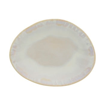 Farfurie pentru desert din gresie ceramică Costa Nova Brisa, alb