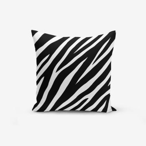 Minimalist Cushion Covers - Față de pernă minimalist black white zebra, 45 x 45 cm