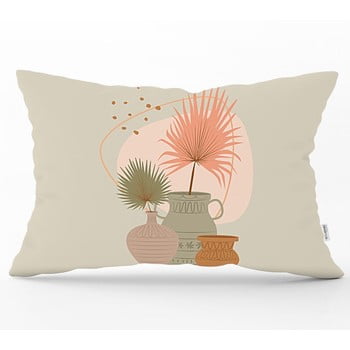 Față de pernă Minimalist Cushion Covers Pastel Color Flower, 35 x 55 cm