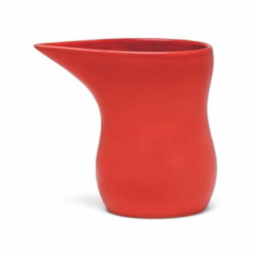Latieră din gresie ceramică Kähler Design Ursula, 280 ml, roșu