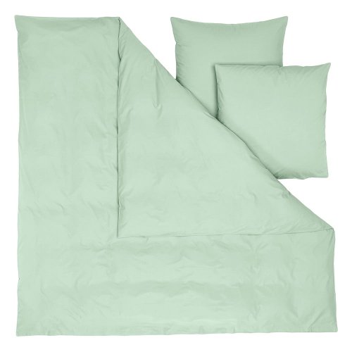 Lenjerie de pat din bumbac percale Cotton works 200 x 200 cm, verde