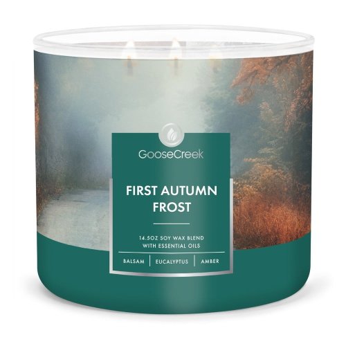 Lumânare parfumată Goose Creek First Autumn Frost, timp de ardere 35 h