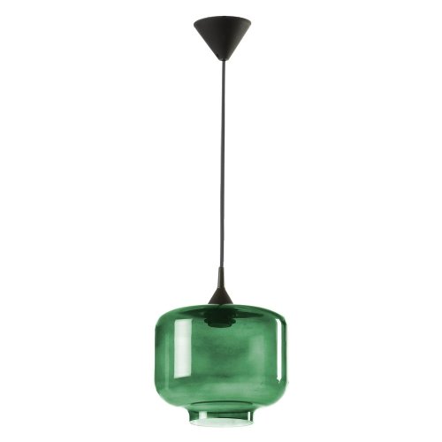 Surdic - Lustră cu abajur din sticlă tierra bella ambar, ø 25 cm, verde