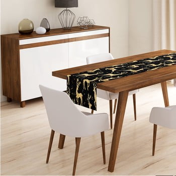 Napron pentru masă Minimalist Cushion Covers Deer Gold, 140 x 45 cm
