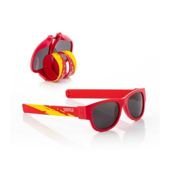 Ochelari de soare pliabili pentru copii InnovaGoods Sunfold Kids Mondial Spain, roșu