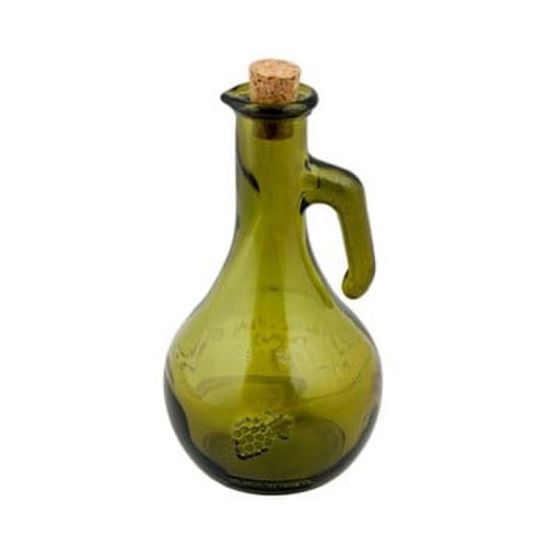 Oțetieră din sticlă reciclată Ego Dekor Di Vino, 500 ml, verde