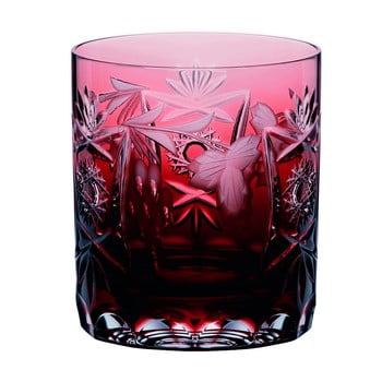 Pahar pentru whiskey din cristal Nachtmann Traube Whisky Tumbler Copper Ruby, 250 ml, roșu