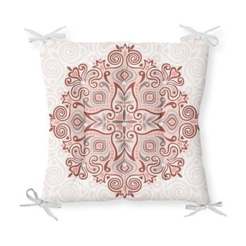 Pernă pentru scaun Minimalist Cushion Covers Ethnic Beige Mandala, 40 x 40 cm