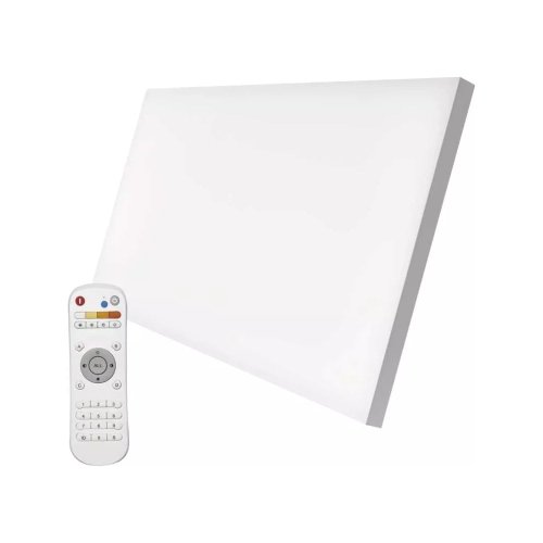 Plafonieră albă LED cu control prin telecomandă 59.5x29.5 cm Irvi – EMOS