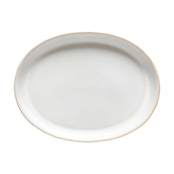 Costa Nova - Platou pentru servire din gresie ceramică, 34 x 24,7 cm, alb