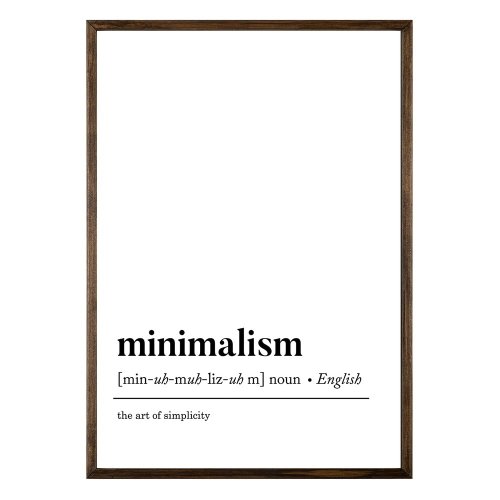 Poster 50x70 cm Minimalism – Wallity