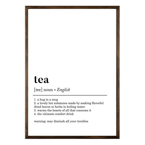 Poster 50x70 cm Tea – Wallity