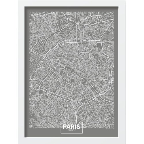 Poster cu ramă 40x55 cm Paris – Wallity